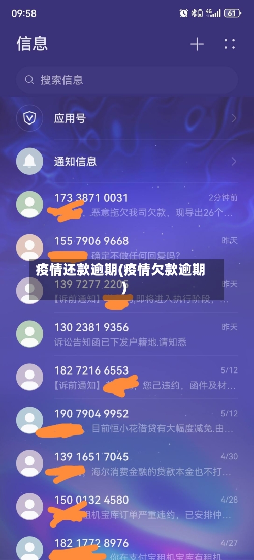 疫情还款逾期(疫情欠款逾期)