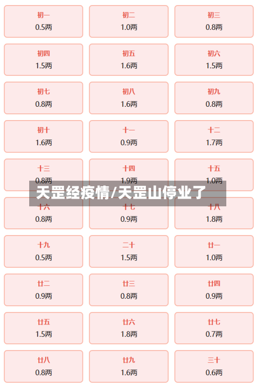 天罡经疫情/天罡山停业了